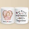 Our Journey Begins With Love - Family Personalized Custom Mug - Mother's Day, Baby Shower Gift, Gift For First Mom Our Journey Begins With Love - Family Personalized Custom Mug - Mother's Day, Baby Shower Gift, Gift For First Mom
