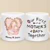 Our Journey Begins With Love - Family Personalized Custom Mug - Mother's Day, Baby Shower Gift, Gift For First Mom Our Journey Begins With Love - Family Personalized Custom Mug - Mother's Day, Baby Shower Gift, Gift For First Mom
