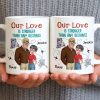 Our Love Is Stronger Than Any Distance Cartoon Couple Mug - Personalized Custom Coffee Mug - CPL1341_MG Our Love Is Stronger Than Any Distance Cartoon Couple Mug - Personalized Custom Coffee Mug - CPL1341_MG