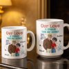 Our Love Is Stronger Than Any Distance Cartoon Couple Mug - Personalized Custom Coffee Mug - CPL1341_MG Our Love Is Stronger Than Any Distance Cartoon Couple Mug - Personalized Custom Coffee Mug - CPL1341_MG