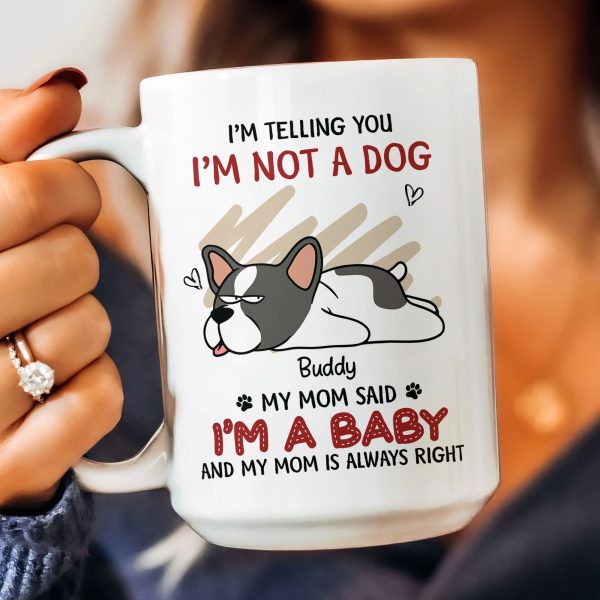 Our Mom Said We're Babies - Personalized Mug Our Mom Said We're Babies - Personalized Mug