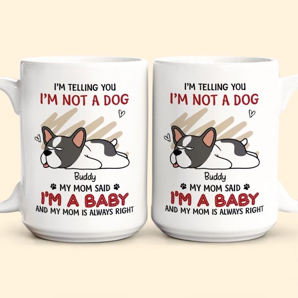 Our Mom Said We're Babies - Personalized Mug Our Mom Said We're Babies - Personalized Mug