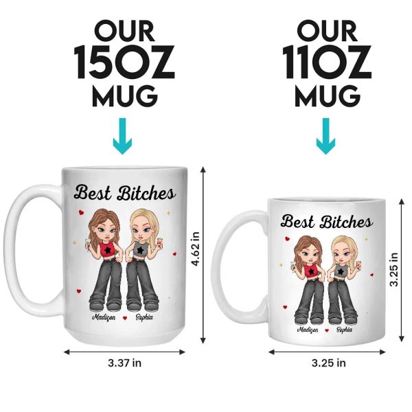 Our Vibe Is Unmatched - Bestie Personalized Custom Mug - Christmas Gift For Best Friends, BFF, Sisters Our Vibe Is Unmatched - Bestie Personalized Custom Mug - Christmas Gift For Best Friends, BFF, Sisters