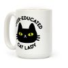 Over-educated Cat Lady Coffee Mug Over-educated Cat Lady Coffee Mug