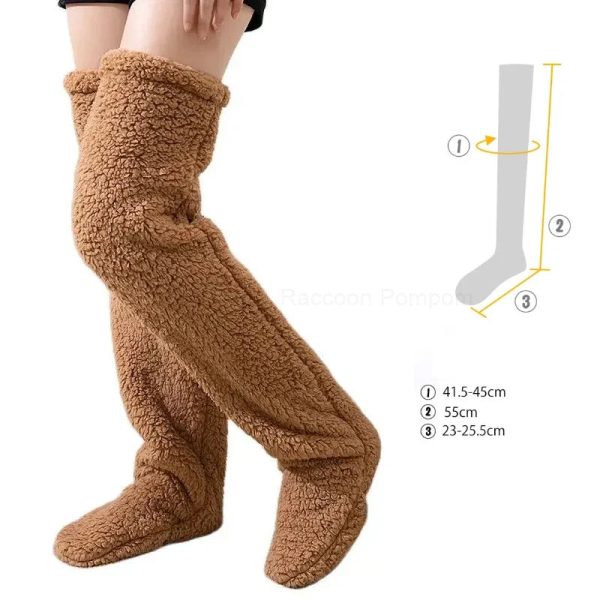 Over Knee High Fuzzy Socks Over Knee High Fuzzy Socks