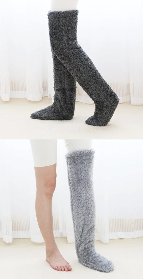 Over Knee High Fuzzy Socks Over Knee High Fuzzy Socks