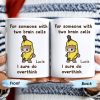 Overthinking Sloth Banana Humor Mug - Personalized Custom Coffee Mug - BST131_MG Overthinking Sloth Banana Humor Mug - Personalized Custom Coffee Mug - BST131_MG