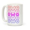 OWO Anime Emoticon Face Coffee Mug