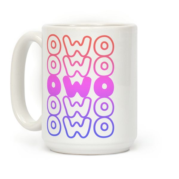 OWO Anime Emoticon Face Coffee Mug OWO Anime Emoticon Face Coffee Mug