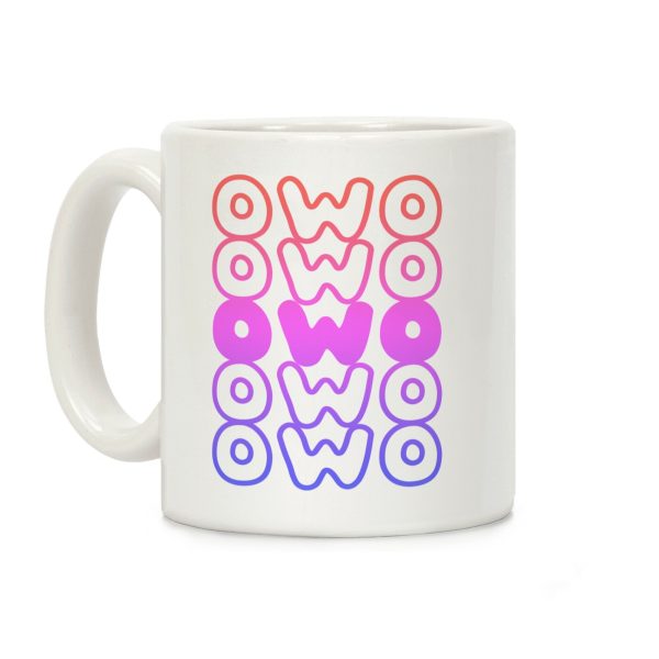 OWO Anime Emoticon Face Coffee Mug OWO Anime Emoticon Face Coffee Mug