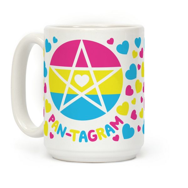 Pan-tagram (Pansexual Pentagram) Coffee Mug Pan-tagram (Pansexual Pentagram) Coffee Mug