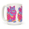 Pansexual Pride Cat Coffee Mug Pansexual Pride Cat Coffee Mug