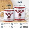 Papa Nana Snowman Christmas Grandparents - 3D Inflated Effect Printed Mug, Personalized White Edge-to-Edge Mug Papa Nana Snowman Christmas Grandparents - 3D Inflated Effect Printed Mug, Personalized White Edge-to-Edge Mug