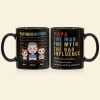 Papa The Bad Influence Personalized Coffee Mug, Gift For Grandpa, Father's Day Gift Papa The Bad Influence Personalized Coffee Mug, Gift For Grandpa, Father's Day Gift