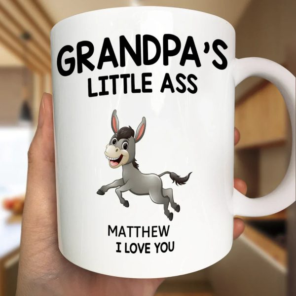 Papa's Little Donkeys - Personalized Mug Papa's Little Donkeys - Personalized Mug