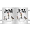 Papa's Little Donkeys - Personalized Mug Papa's Little Donkeys - Personalized Mug