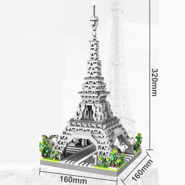 Paris Tower Street View Building Block Paris Tower Street View Building Block