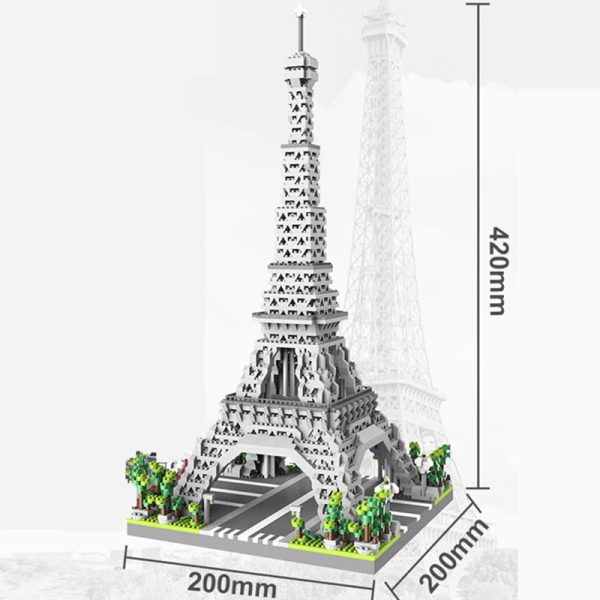 Paris Tower Street View Building Block Paris Tower Street View Building Block
