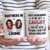 Partner In Crime Besties Funny Friendship Gift Best Friend Personalized Mug Partner In Crime Besties Funny Friendship Gift Best Friend Personalized Mug