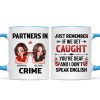 Partner In Crime Besties Funny Friendship Gift Best Friend Personalized Mug Partner In Crime Besties Funny Friendship Gift Best Friend Personalized Mug