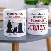 Partners In Crime, Gift For Bestie, Personalized Mug, Villain Friends Squad Mug 07NAHN060723TM Partners In Crime, Gift For Bestie, Personalized Mug, Villain Friends Squad Mug 07NAHN060723TM