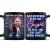 Partners In Crime Just Remember If We Get Caught Best Friends - Bestie BFF Gift - Personalized Custom Black Mug Partners In Crime Just Remember If We Get Caught Best Friends - Bestie BFF Gift - Personalized Custom Black Mug