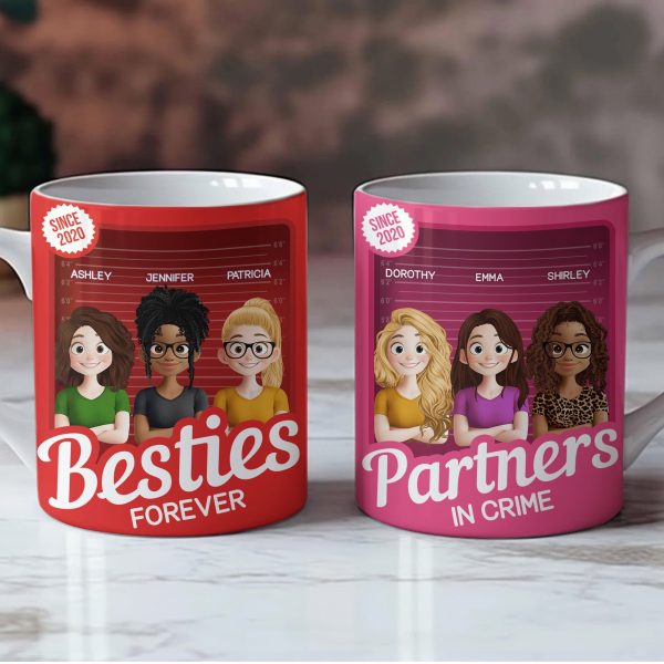 Partners In Crime Toy Box - Gift For Besties, Friend, BFF - Personalized Mug Partners In Crime Toy Box - Gift For Besties, Friend, BFF - Personalized Mug