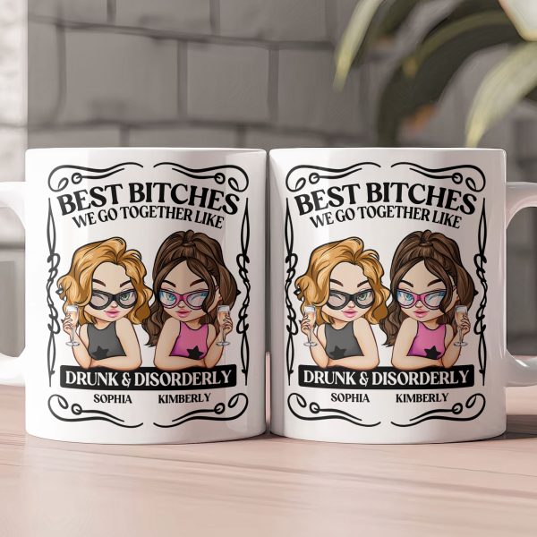 Partners In Crime We Go Together Link Drunk & Disorderly - Personalized Mug Partners In Crime We Go Together Link Drunk & Disorderly - Personalized Mug