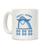 Party Shark Parody White Print Coffee Mug Party Shark Parody White Print Coffee Mug