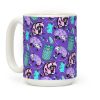 Pastel Goth Trash Animals Pattern Coffee Mug Pastel Goth Trash Animals Pattern Coffee Mug