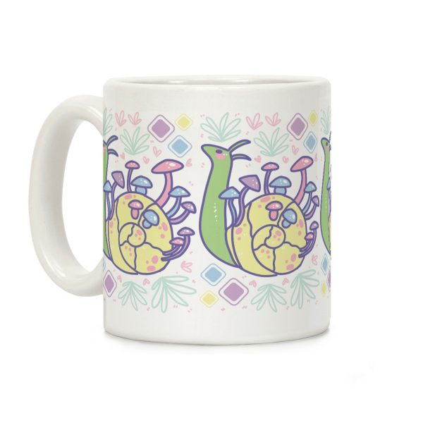 Pastel Mushroom Snail Coffee Mug Pastel Mushroom Snail Coffee Mug