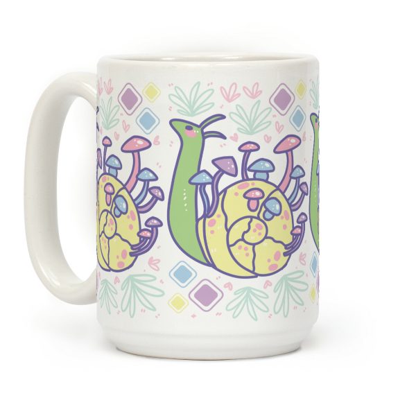 Pastel Mushroom Snail Coffee Mug Pastel Mushroom Snail Coffee Mug