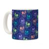 Pastel Skulls Glitch Coffee Mug