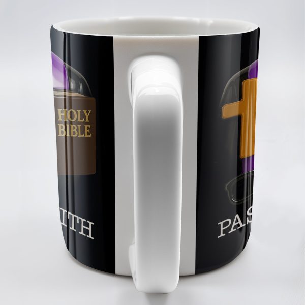 Pastor, Cross, Glasses and Holy Bible - Personalized Custom Coffee Mug - FTH054_MG Pastor, Cross, Glasses and Holy Bible - Personalized Custom Coffee Mug - FTH054_MG