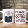 Pastor Motivated By Coffee And The Holy Spirit - Personalized White Mug Pastor Motivated By Coffee And The Holy Spirit - Personalized White Mug
