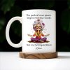 Path Of Inner Peace Begins Here, Vibrant Meditative Woman Mug - Personalized Custom Coffee Mug - BST130_MG Path Of Inner Peace Begins Here, Vibrant Meditative Woman Mug - Personalized Custom Coffee Mug - BST130_MG
