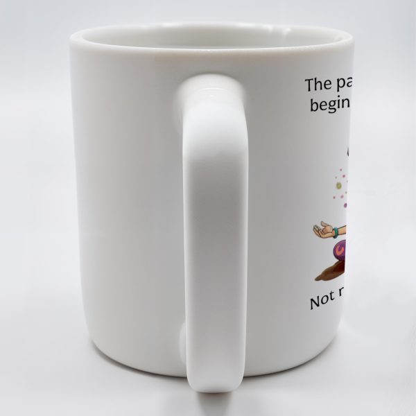 Path Of Inner Peace Begins Here, Vibrant Meditative Woman Mug - Personalized Custom Coffee Mug - BST130_MG Path Of Inner Peace Begins Here, Vibrant Meditative Woman Mug - Personalized Custom Coffee Mug - BST130_MG