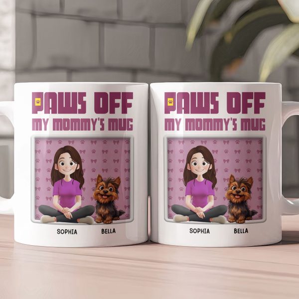 Paws Off ! My Daddy's Mug - Personalized Mug Paws Off ! My Daddy's Mug - Personalized Mug