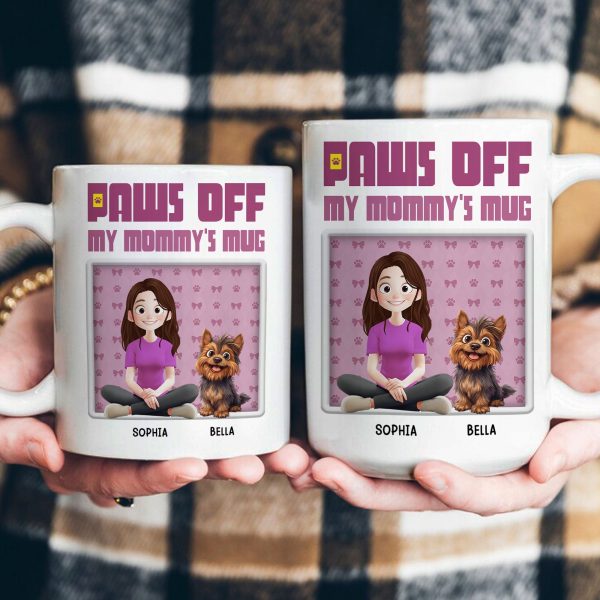 Paws Off ! My Daddy's Mug - Personalized Mug Paws Off ! My Daddy's Mug - Personalized Mug
