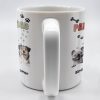 Pawsome Dad, Cartoon Man And Dogs - Personalized Custom Coffee Mug - DAD165_MG