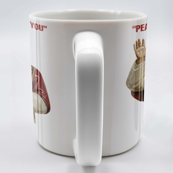 "Peace Be With You", Pope and Religious Vestments - Personalized Custom Coffee Mug - FTH075_MG "Peace Be With You", Pope and Religious Vestments - Personalized Custom Coffee Mug - FTH075_MG