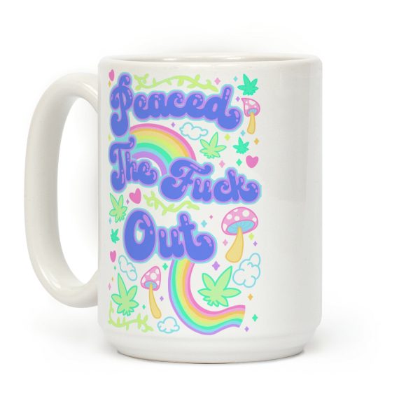 Peaced The F*** Out Coffee Mug Peaced The F*** Out Coffee Mug