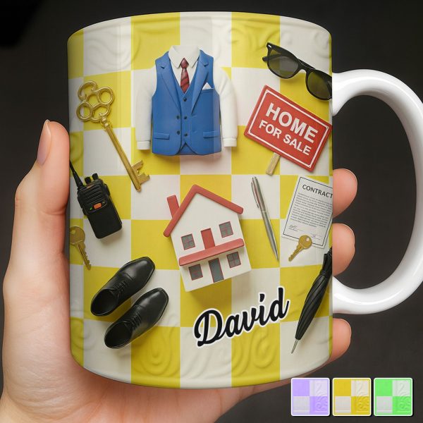 Perfect Gift For Real Estate Professionals - Personalized Custom Coffee Mug - JBS080_MG Perfect Gift For Real Estate Professionals - Personalized Custom Coffee Mug - JBS080_MG