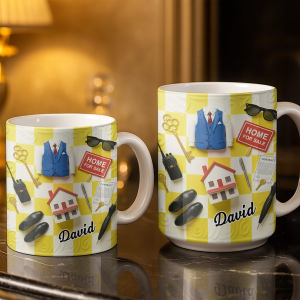 Perfect Gift For Real Estate Professionals - Personalized Custom Coffee Mug - JBS080_MG Perfect Gift For Real Estate Professionals - Personalized Custom Coffee Mug - JBS080_MG