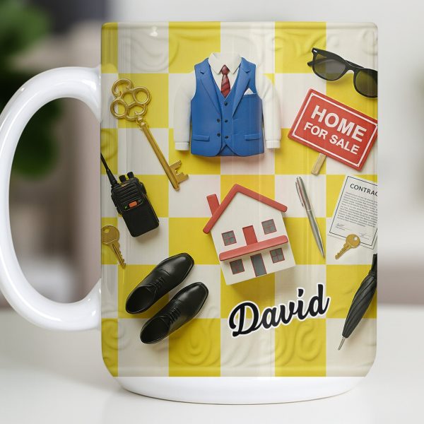 Perfect Gift For Real Estate Professionals - Personalized Custom Coffee Mug - JBS080_MG Perfect Gift For Real Estate Professionals - Personalized Custom Coffee Mug - JBS080_MG