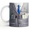 Perfect Gift For The Professional With Business Suit Design - Personalized Custom Coffee Mug - JBS098_MG Perfect Gift For The Professional With Business Suit Design - Personalized Custom Coffee Mug - JBS098_MG
