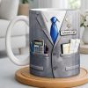 Perfect Gift For The Professional With Business Suit Design - Personalized Custom Coffee Mug - JBS098_MG Perfect Gift For The Professional With Business Suit Design - Personalized Custom Coffee Mug - JBS098_MG