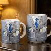 Perfect Gift For The Professional With Business Suit Design - Personalized Custom Coffee Mug - JBS098_MG Perfect Gift For The Professional With Business Suit Design - Personalized Custom Coffee Mug - JBS098_MG