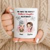 Perfect Mother & Daughter Relationship, Cityscape Design - Personalized Custom Coffee Mug - MOM141_MG