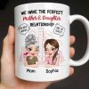 Perfect Mother & Daughter Relationship, Cityscape Design - Personalized Custom Coffee Mug - MOM141_MG
